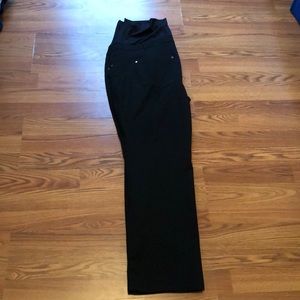 Black maternity dress pants XL